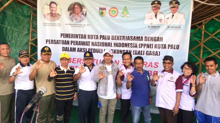 Pemkot Palu Bekerjasama Dengan PPNI Palu Gelar Aksi Peduli Lingkungan