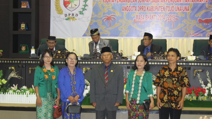 Resmi, DPRD Lantik Elias Sebagai PAW Anggota DPRD Touna