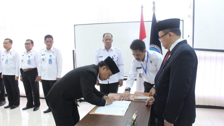 Kepala BNNP Sulteng Lantik Dua Kepala BNNK dan Pejabat BNNP Sulteng