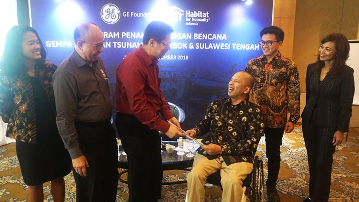 GE Foundation dan Habitat for Humanity (HFH) Bermitra dalam Program Pemulihan Dampak Bencana Gempa Bumi dan Tsunami Indonesia