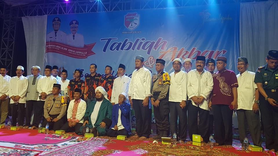 Kepala BNNK Touna Hadiri Tabliq Akbar dan Senandung Religi Islam Touna Berzikir