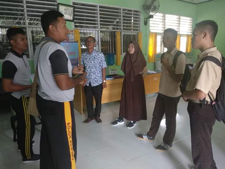 Bag Sumda Polres Touna Sosialisasi Penerimaan Polri Tahun 2019