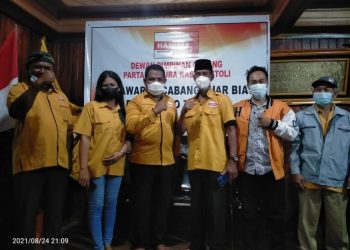 Aklamasi, Agustinus Due Dopo Pimpin DPC Hanura Toli-toli