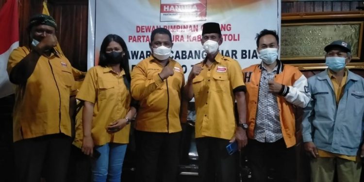 Aklamasi, Agustinus Due Dopo Pimpin DPC Hanura Toli-toli