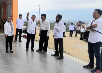 Hadianto Tinjau Langsung Pembangunan Kantor Kearsipan dan Perpustakaan Kota Palu