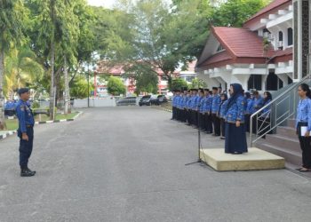 Wakil Walikota Palu, Pimpin Apel Kesadaran Pertama Tahun 2023