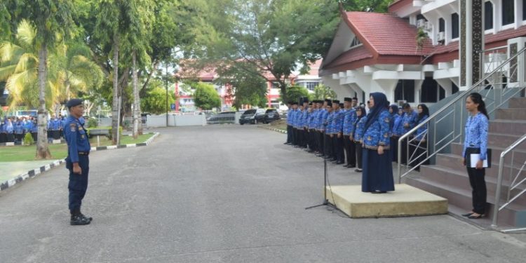 Wakil Walikota Palu, Pimpin Apel Kesadaran Pertama Tahun 2023