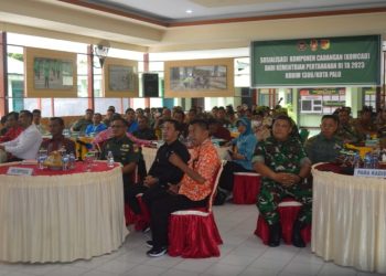 Kasatpol PP Kota Palu , Nathan Pagasongan, S.IP, Wakili Walikota Menghadiri Sosialisasi Komcad Kemhan RI