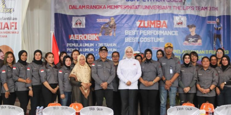 Diah Puspita Lantik pengurus baru ASIAFI Morut masa bakti 2023-2027