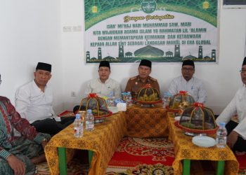 Asisten III Setda Kota Palu Menghadiri Peringatan Isra’ Mi’raj di Musholla Pandapa Besusu