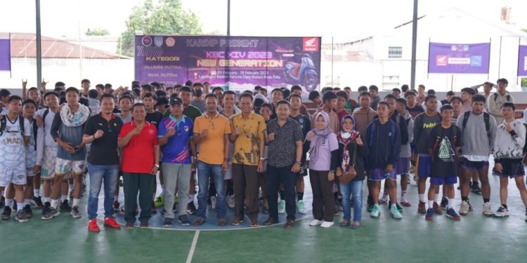 Kardip Basketball Competition (KBC) 2023 resmi dibuka Kadispora Kota Palu  