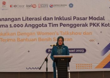 1000 Anggota PKK Kota Palu Belajar Investasi Aman di Pasar Modal