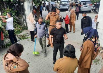 Peringati HPSN 2023, ASN Pemkot Palu Kerja Bakti Massal