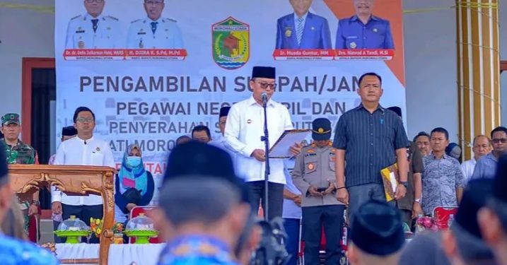 Bupati Morut kukuhkan 356 PNS baru di lingkup Pemda Morut