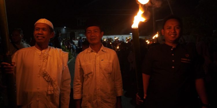 Sambut Bulan Suci Ramadhan 1444H, Kelurahan Kabonena Gelar Pawai Obor