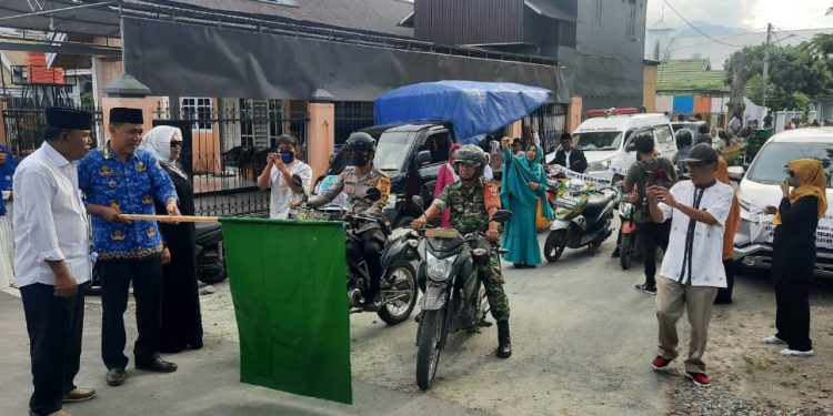 Asisten I Setda Kota Palu Melepas Pawai Menyambut Bulan Suci Ramadhan 1444 H