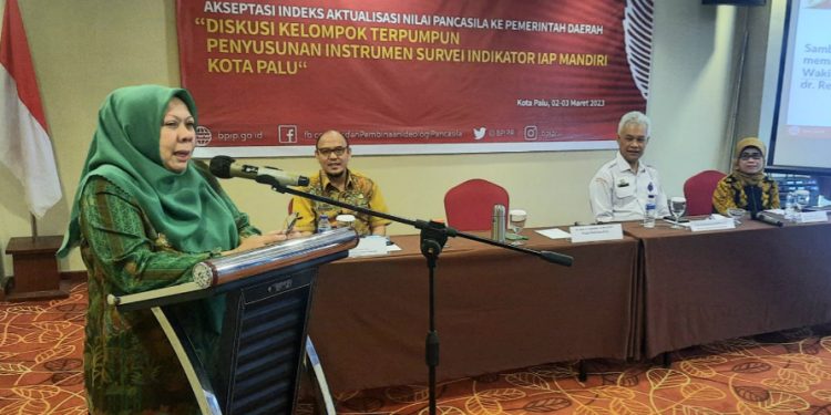 Wawali Membuka Acara Akseptasi Indeks Aktualisasi Nilai Pancasila