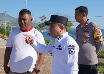 Wali Kota Palu Tinjau Langsung Progres Perbaikan Jembatan Buluri