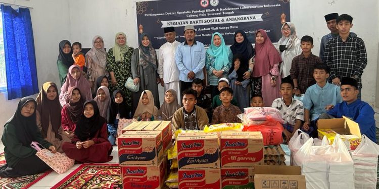 Wawali Palu Menghadiri Anjangsana ke Panti AsuhanWali Songo Palu