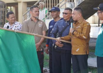Wali Kota Melepas Peserta Jalan Santai Memeriahkan Musyawarah Terpadu PDM-PDA Kota Palu