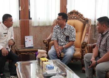 Wali Kota Menerima Kunjungan GM Telkom Palu, Bahas Layanan dan Solusi ICT Pemkot Palu