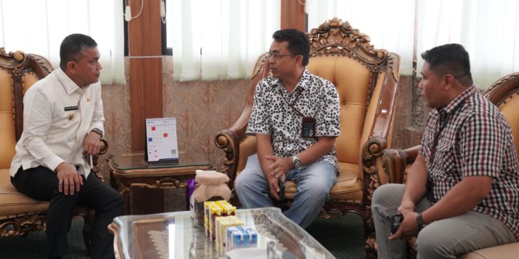 Wali Kota Menerima Kunjungan GM Telkom Palu, Bahas Layanan dan Solusi ICT Pemkot Palu