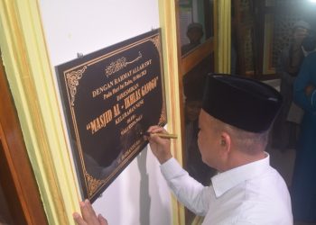 Wali Kota Palu Resmikan Masjid Al-Ikhlas Ganogo di Kelurahan Nunu