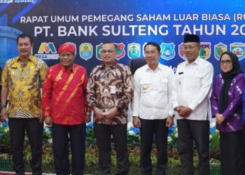 Sekkot Palu Hadiri RUPS-LB PT. Bank Sulteng, Gubernur Berharap Kinerja Bank Sulteng Lebih Optimal