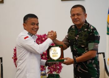 Wali Kota Palu Menerima Kunjungan Sahli Kasad Mabes TNI Bahas Penanggulangan Bencana Alam