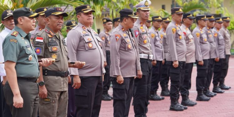 Kasatpol PP Kota Palu Nathan Pagasongan Ikuti Apel Kasat Kamling