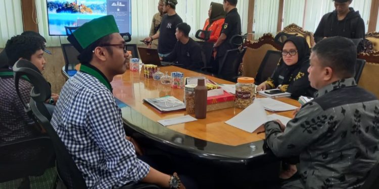 Terima Kunjungan BADKO HMI Sulteng, Wali Kota Siap Menjadi Narasumber Pengkaderan