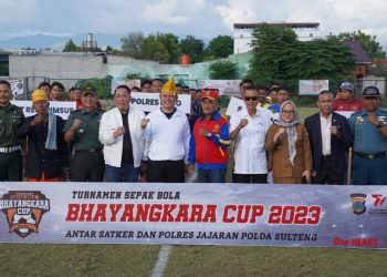 Sekkot Palu Hadiri Pembukaan Turnamen Sepak Bola Kapolda Cup 2023, Ini Harapan Kapolda Sulteng