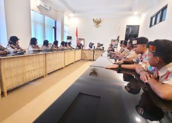 Sekkot Melepas Kontinen Pramuka Kwarcab Kota Palu Ikuti Lomba Tingkat Regu Pramuka Penggalang Lima