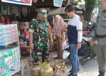 Jual Tabung Gas 3Kg di Atas HET, Belasan Pengecer Ditindak Satgas Pengawasan Barang Bersubsidi