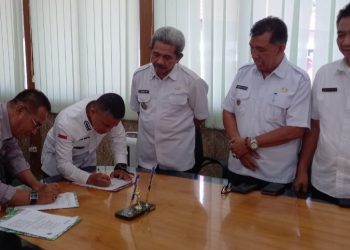 Penandatanganan Addendum, Bulog Naikan Harga Beras Untuk ASN