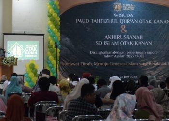 Wisuda PAUD Tahfizhul Qur’an Kanan dan Akhirussanah SD Islam Otak Kanan, Ini Pesan Wali Kota Palu