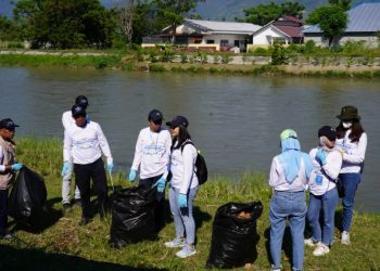 Aksi Bersih Sungai Palu, Ini Pesan Wali Kota