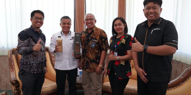 Wali Kota Palu Menerima Kunjunga Pimpinan PT. Pegadaian Cabang Palu, Ini Yang Dibahas