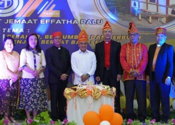 Wali Kota Hadiri HUT Ke-37 Gereja Effatha Palu