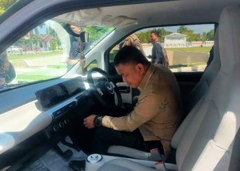Jajal Mobil Listrik, Wali Kota Pertimbangkan Untuk Menjadi Mobil Dinas Pemkot Palu