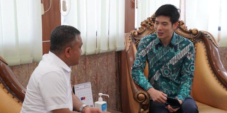 Staf Kedubes Singapura Temui Wali Kota Palu Bangun Kerjsama Investasi