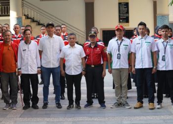 Wali Kota Memimpin Langsung Katingan Calon Paskibraka Kota Palu