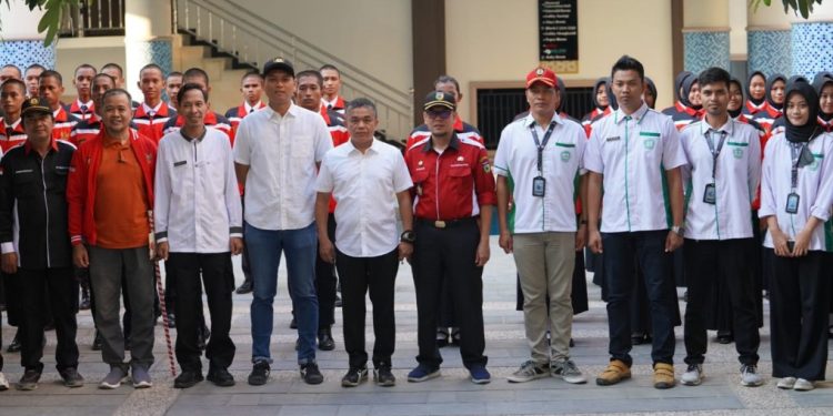 Wali Kota Memimpin Langsung Katingan Calon Paskibraka Kota Palu