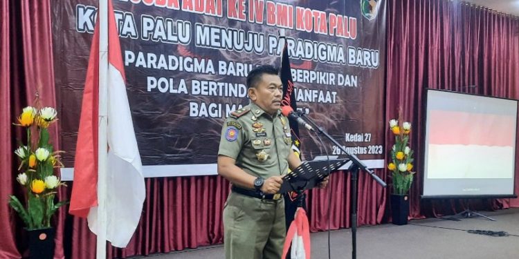 Musda Adat Brigade Manguni Indonesia Ke-IV, Nathan Pagasongan Sampaikan Pesan Wali Kota Palu