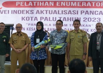 Kesbangpol Kota Palu Gelar Pelatihan Enumerator Survei IAP Kota Palu 2023