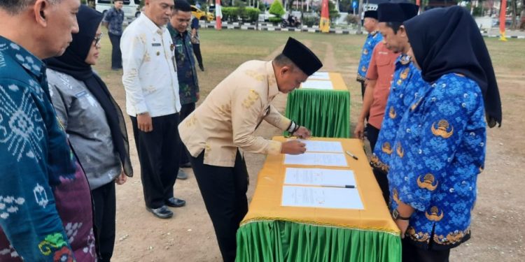 Wali Kota Palu Serahkan SK Pengangkatan 368 Guru dan 29 Tenaga Teknis