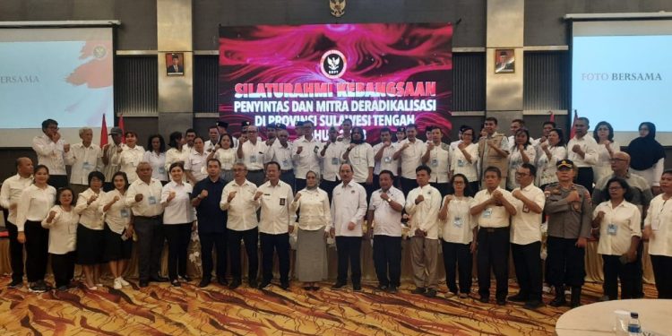 Wakili Wali Kota Kalak BPBD Kota Palu Presley Tampubolon Hadiri Silaturahmi Kebangsaan BNPT RI