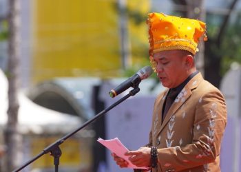 Hadianto Rasyid Menjadi Inspektur Upacara Peringatan HUT Ke-45 Kota Palu