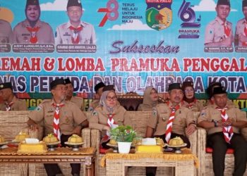 Sekkot Palu Secara Resmi Membuka Kemah dan Lomba Pramuka Penggalang