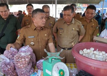 Sambut HUT Ke-45 Kota Palu, Wali Kota Secara Resmi Membuka Pasar Murah